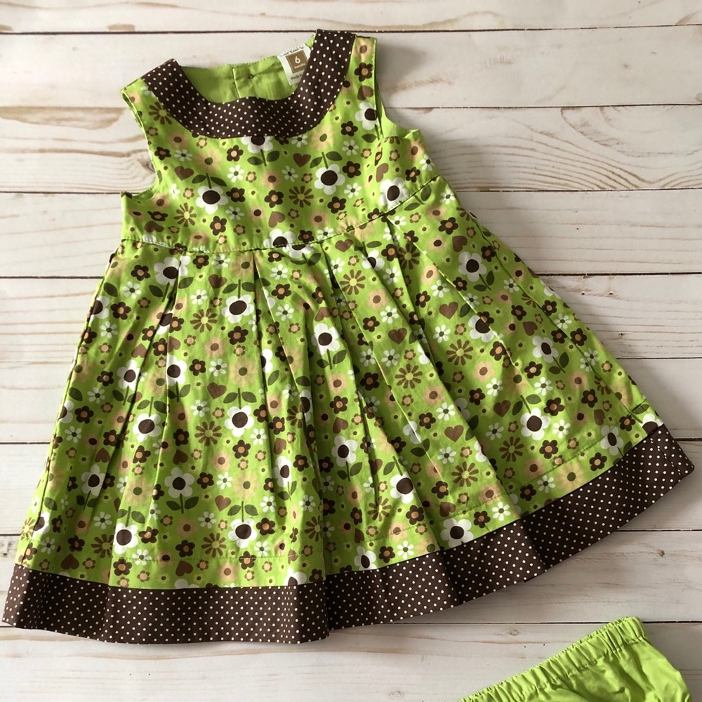 Carter’s Green Floral Dress